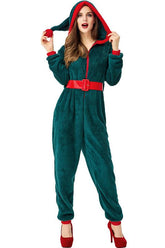 Christmas Onesie Costume For Adults - Green